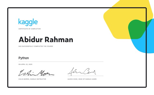Python Certificate